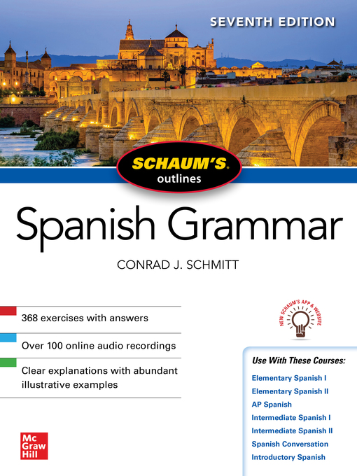 Title details for Schaum's Outline of Spanish Grammar by Conrad J. Schmitt - Available